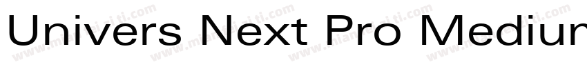 Univers Next Pro Medium Ext字体转换